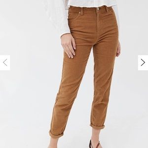 BHD high rise mom corduroy jeans- NWOT